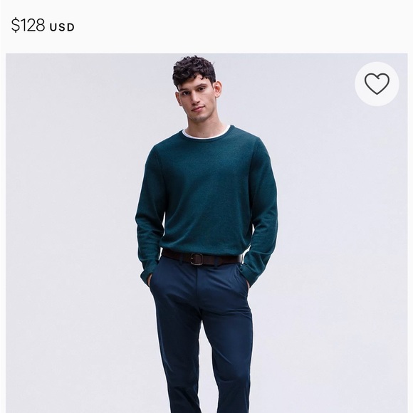 Lululemon Commission Pant Slim 34"L Warpstreme Men's Size 32 True Navy - Picture 2 of 7